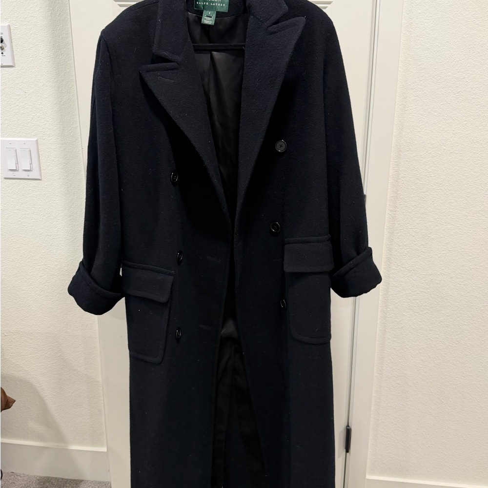 Ralph Lauren Black Trench Coat